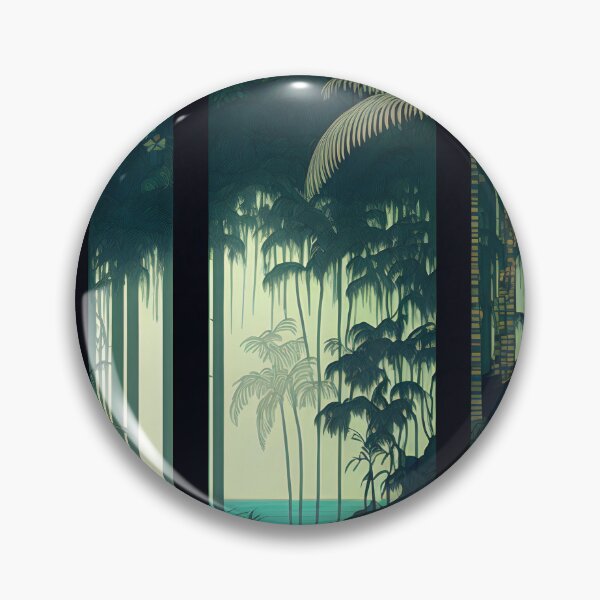 Item preview, Tropical Jungle Art Nouveau wall-design Series designed and sold by SenkiAlphonse.