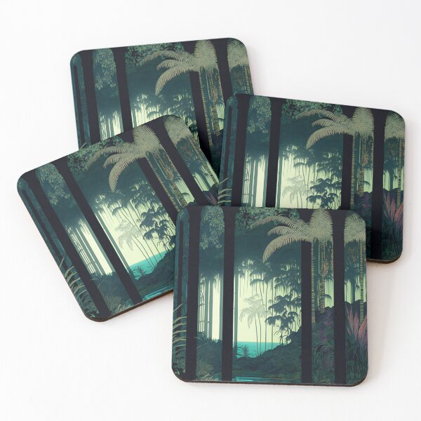 Item preview, Tropical Jungle Art Nouveau wall-design Series designed and sold by SenkiAlphonse.