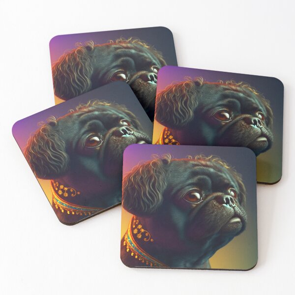 Artikelvorschau, Funny Afro Pug 4 entworfen und verkauft von Artistic Pandas.