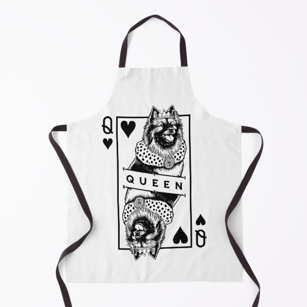 Item preview, Keeshond Queen Of Hearts Funny Kees Dog Lover Pop Art designed and sold by GrandeDuc.
