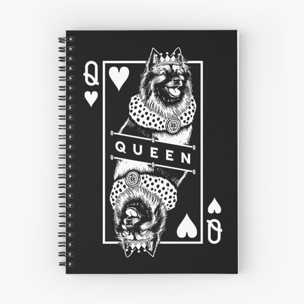 Item preview, Keeshond Queen Of Hearts Funny Kees Dog Lover Pop Art designed and sold by GrandeDuc.