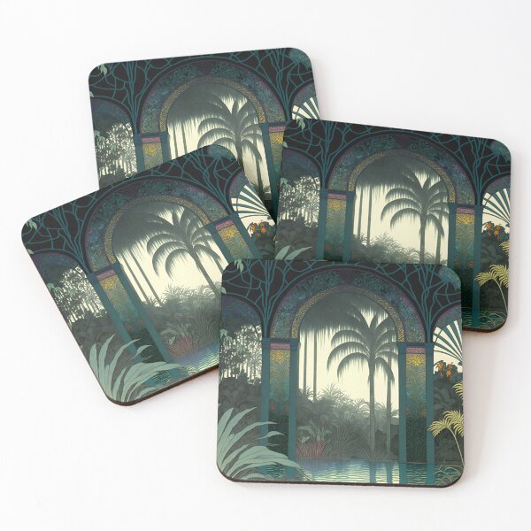 Item preview, Tropical Jungle Art Nouveau wall-design Series designed and sold by SenkiAlphonse.