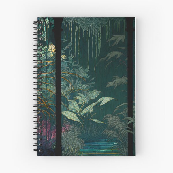 Item preview, Tropical Jungle Art Nouveau wall-design Series designed and sold by SenkiAlphonse.