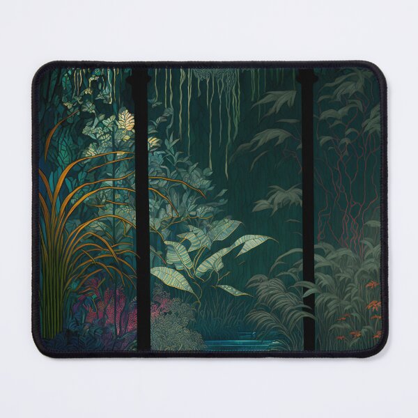Item preview, Tropical Jungle Art Nouveau wall-design Series designed and sold by SenkiAlphonse.