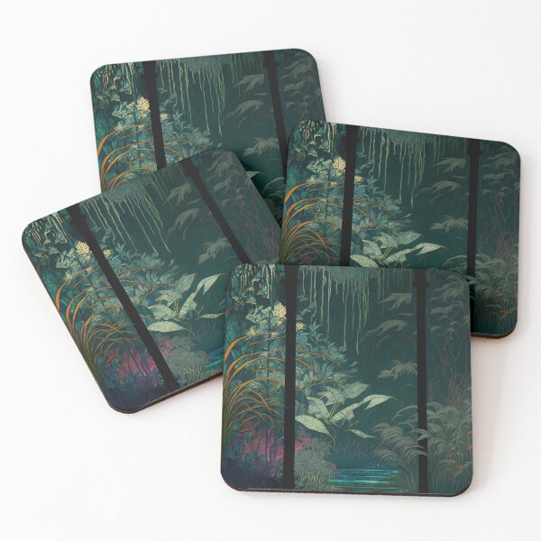 Item preview, Tropical Jungle Art Nouveau wall-design Series designed and sold by SenkiAlphonse.