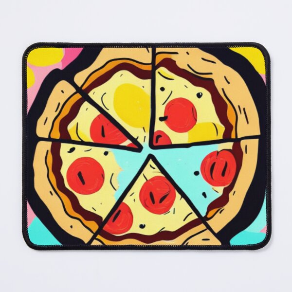 Item preview, Brightly Colored Pizza - Cartoon Style - The Perfect Pizza designed and sold by WBP Mart.