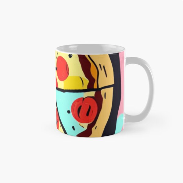 Item preview, Brightly Colored Pizza - Cartoon Style - The Perfect Pizza designed and sold by WBP Mart.