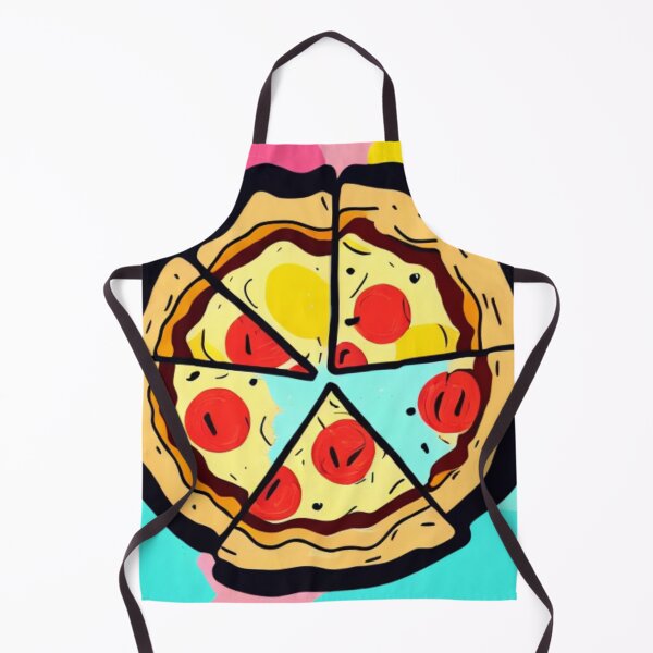 Item preview, Brightly Colored Pizza - Cartoon Style - The Perfect Pizza designed and sold by WBP Mart.