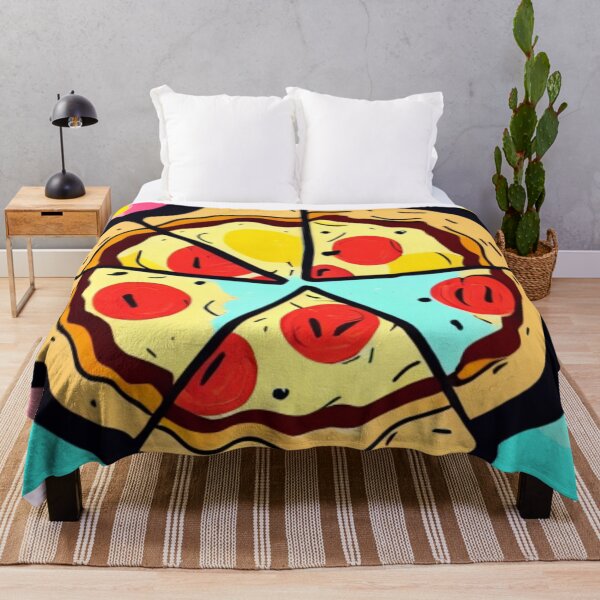 Item preview, Brightly Colored Pizza - Cartoon Style - The Perfect Pizza designed and sold by WBP Mart.