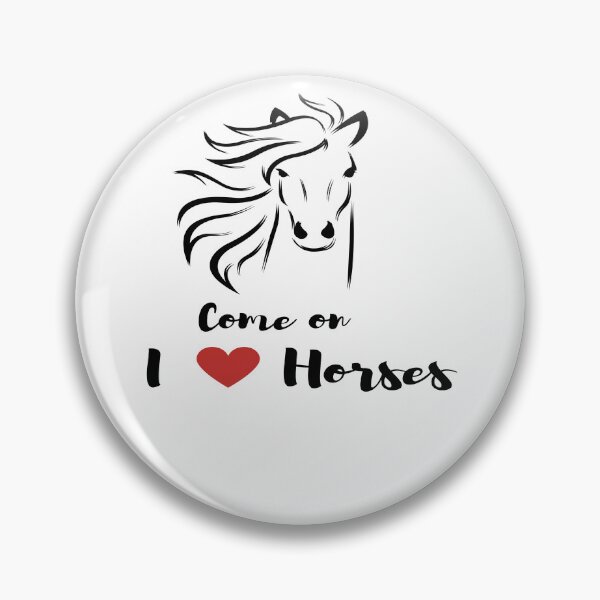 Item preview, I love horses essential T-shirt  designed and sold by YOUAMIN.