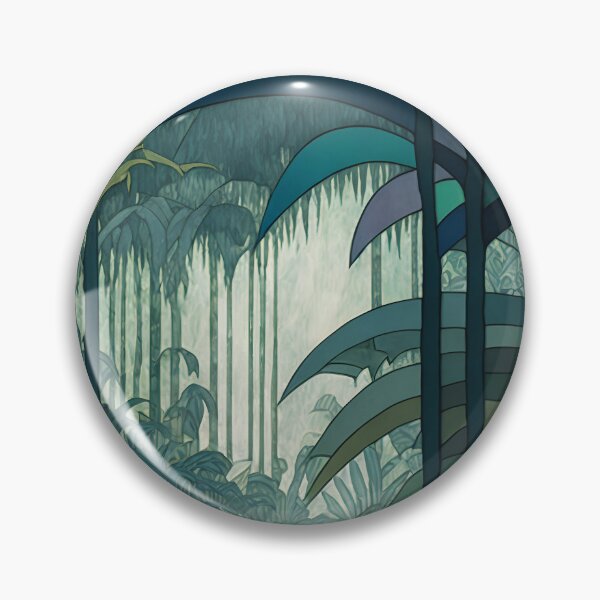 Item preview, Tropical Jungle Art Nouveau wall-design Series designed and sold by SenkiAlphonse.