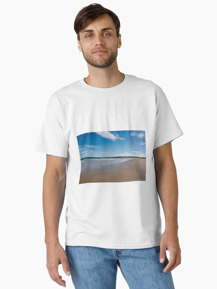 Thumbnail 1 of 7, Classic T-Shirt, Expansive beach at Lossiemouth designed and sold by SiobhanFraser.