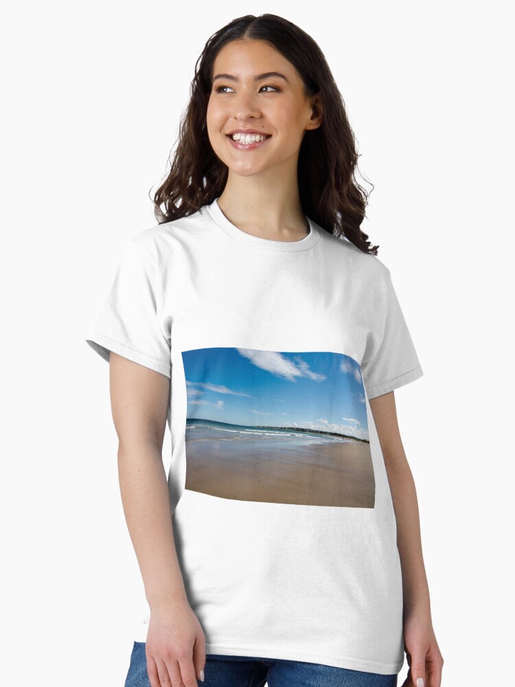 Thumbnail 2 of 7, Classic T-Shirt, Expansive beach at Lossiemouth designed and sold by SiobhanFraser.