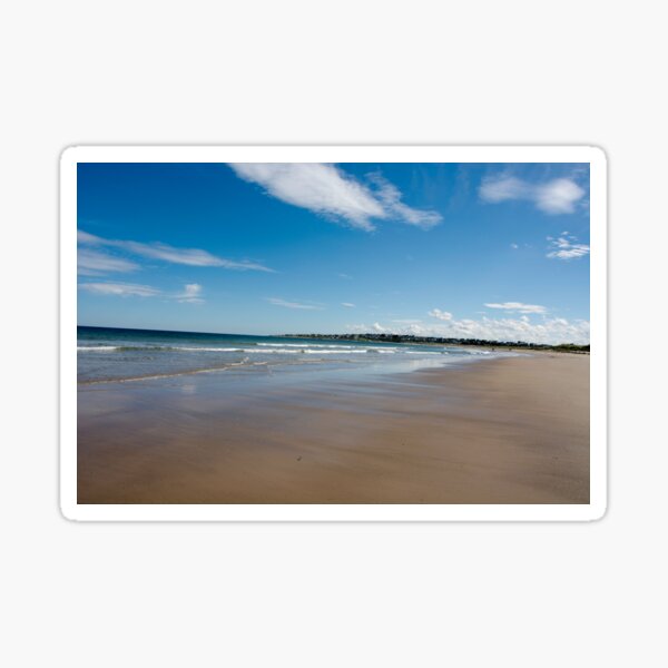 Expansive beach at Lossiemouth Sticker
