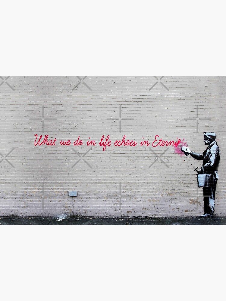 Disover Banksy Life Quote | Canvas Print