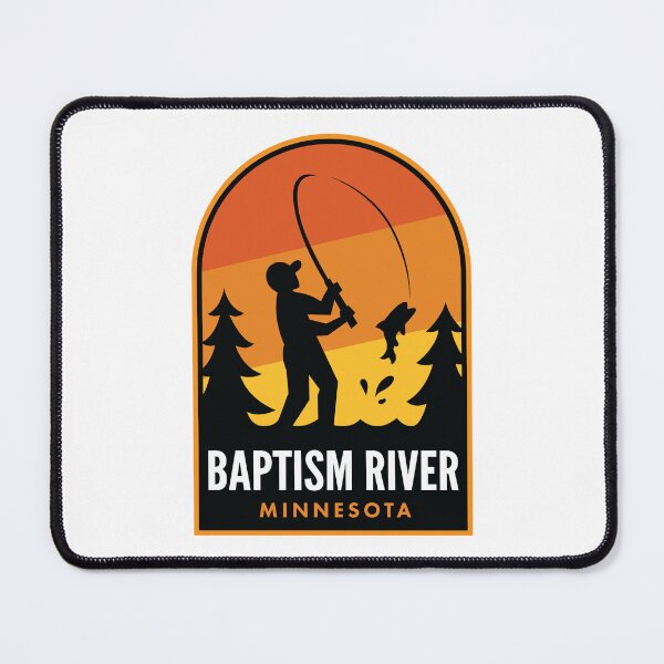 Item preview, Baptism River Minnesota Fishing designed and sold by HalpinDesign.