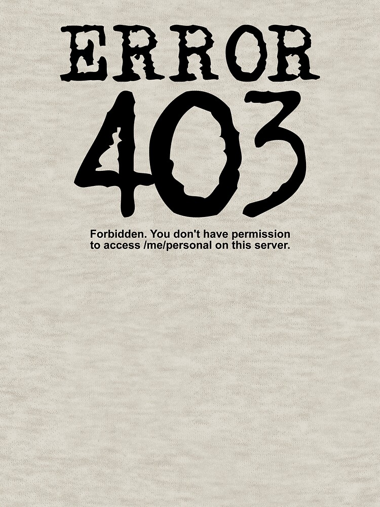 Error 403 forbidden