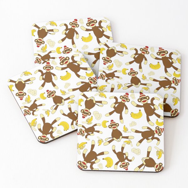 Item preview, Sock Monkey & Bananas All Over Print designed and sold by DF3.