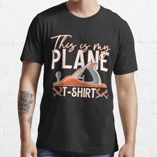 This Is My Only Plane T-Shirt - Funny Airplane' Natural Holiday Stocking