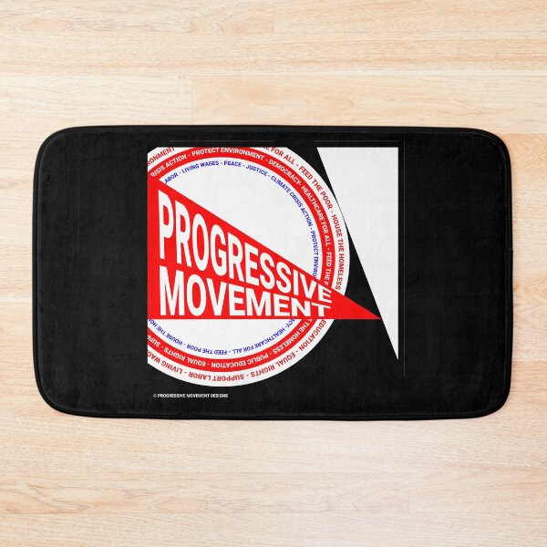 Artikelvorschau, PMD00255 Progressive Movement Designs Abstrakte Bewegung auf Schwarz mit progressiven Zielen entworfen und verkauft von ProgressiveLeft.