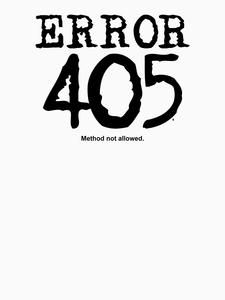405 method not allowed