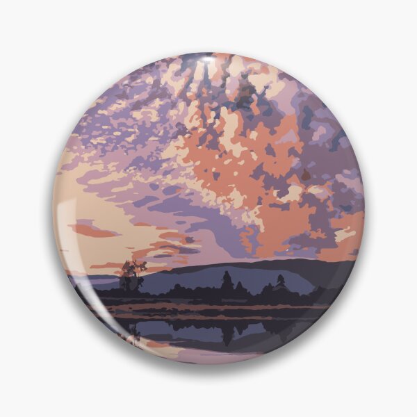 Item preview, Abstract Illustration:- Abstract Landscape Wall Art-Vintage Landscape Art designed and sold by typoinspired.