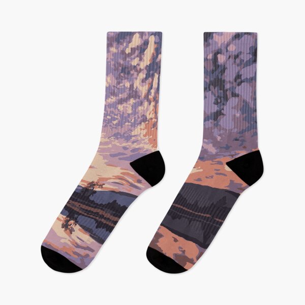 Item preview, Abstract Illustration:- Abstract Landscape Wall Art-Vintage Landscape Art designed and sold by typoinspired.