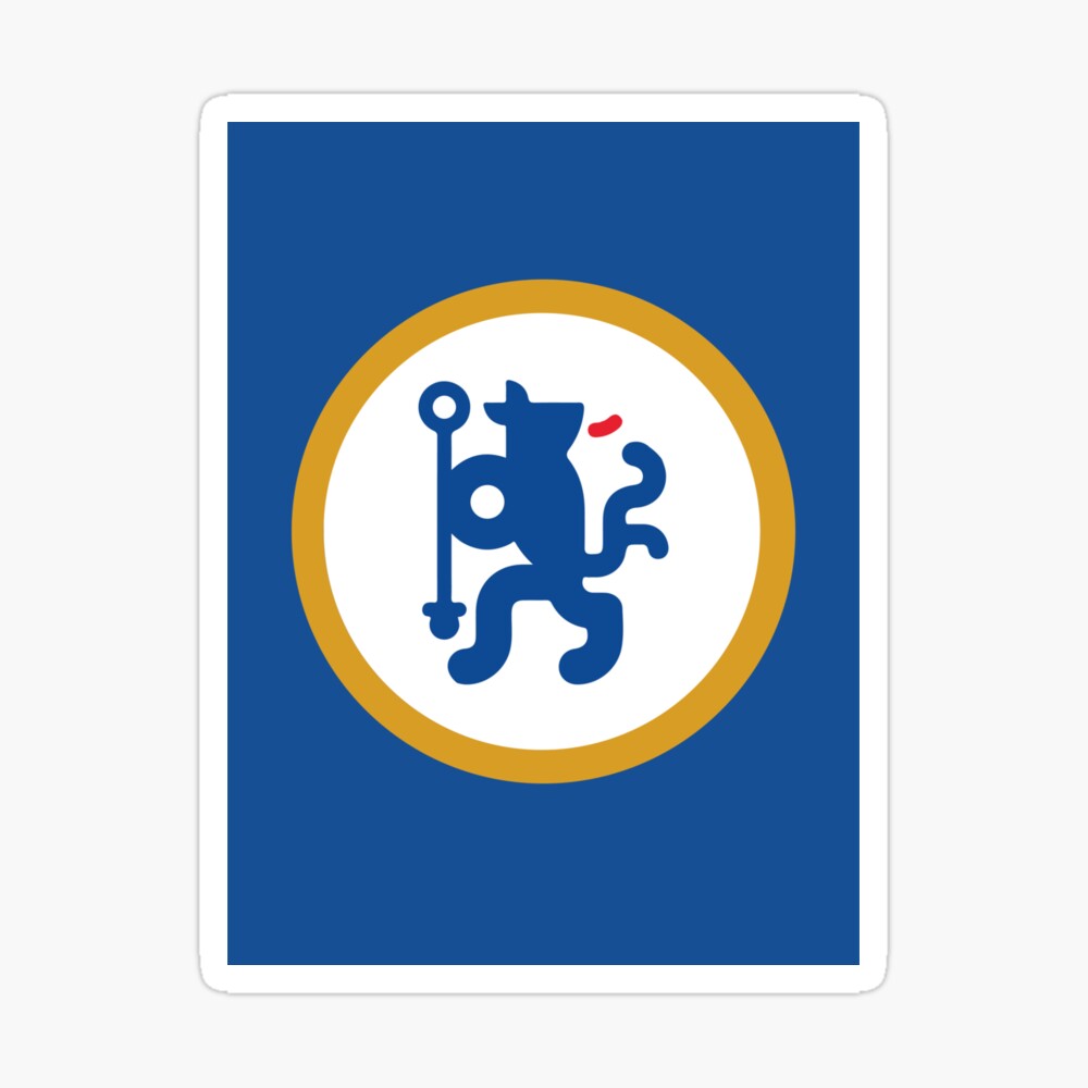 Buy Chelsea FC Lion Sticker transparent & White Online in India - Etsy