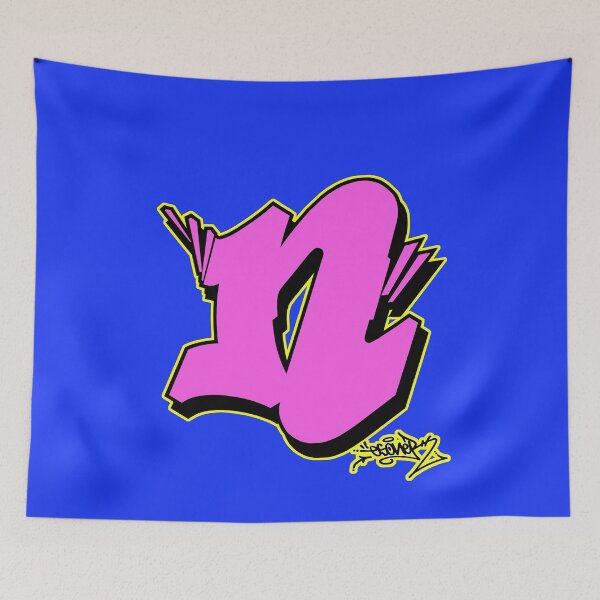 Item preview, PINK LETTER N BY ESONE URBAN GRAFFITI STREET STYLE  designed and sold by GraffitiBomberZ.