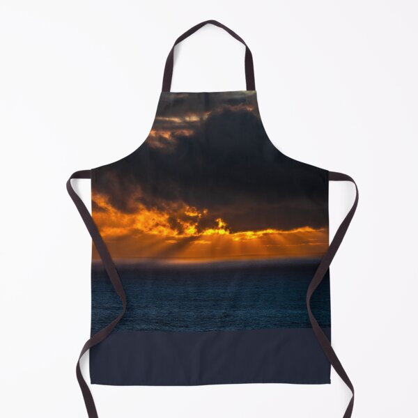 Item preview, Amazing cloudy sky with sun rays over the Atlantic Ocean at sunset designed and sold by AlbertMi.