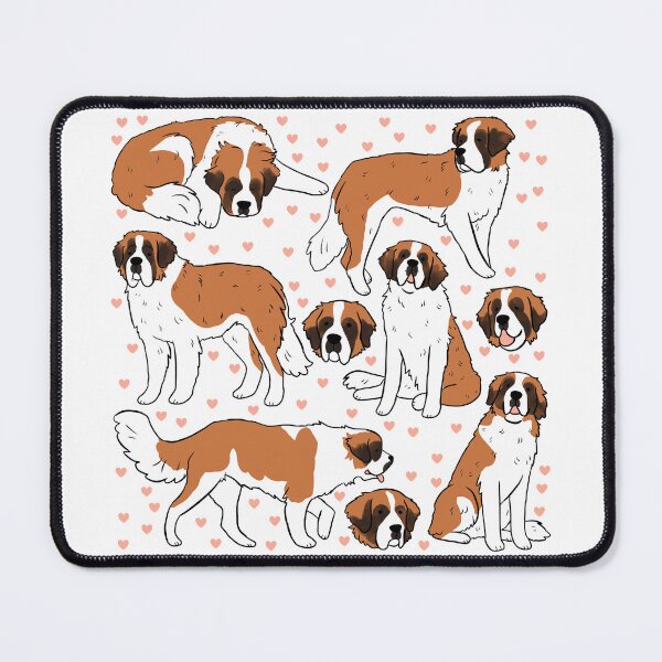 Item preview, Saint Bernard cute illustration pack  designed and sold by Yarafantasyart.