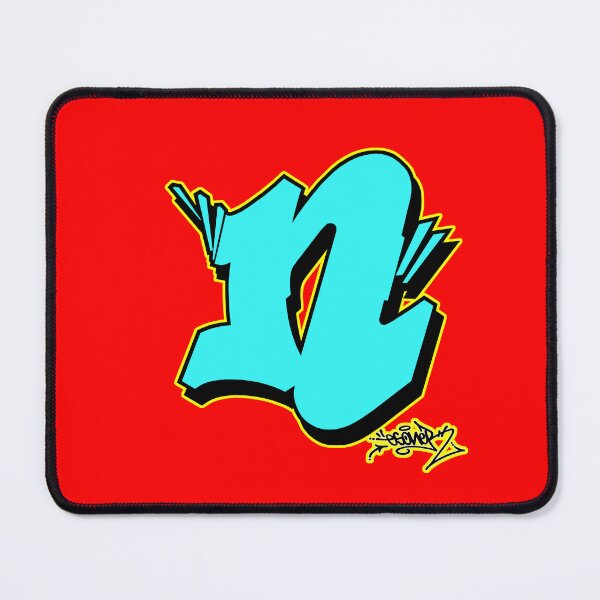 Item preview, BLUE LETTER N BY ESONE URBAN GRAFFITI STREET STYLE  designed and sold by GraffitiBomberZ.