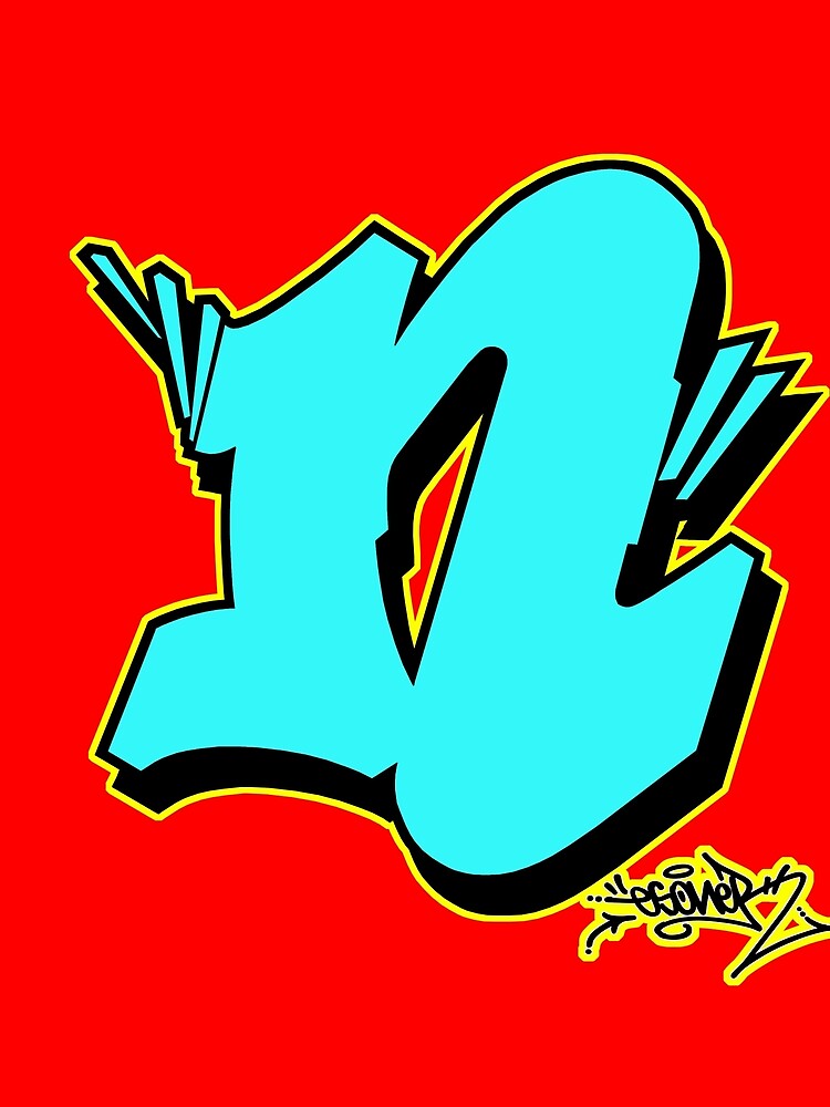 Letter N - Graffiti Street Art Style  Poster for Sale by