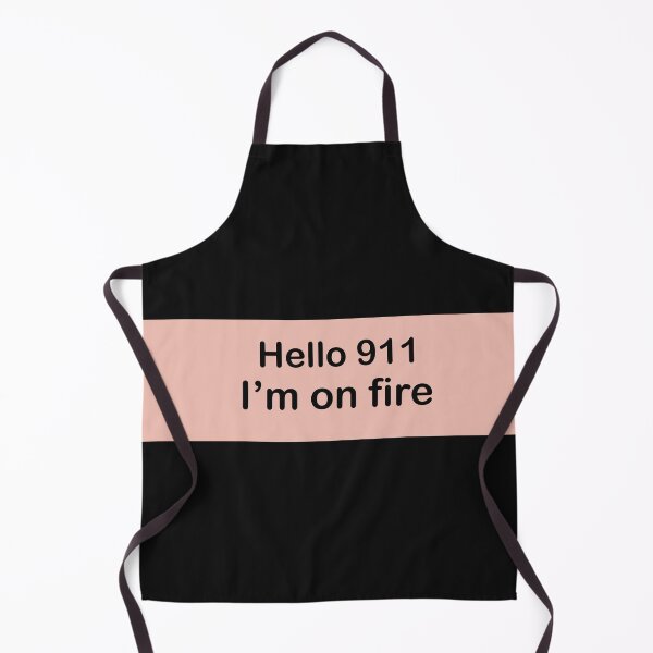 Item preview, Hello 911 I'm on fire transparent text. designed and sold by flydye.