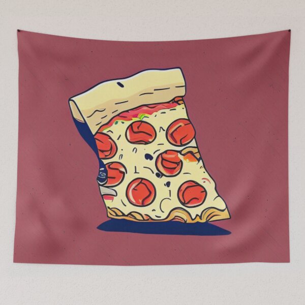 Item preview, Simple but Delicious - Hand-drawn Pizza Slice - A Slice of Pizza designed and sold by WBP Mart.
