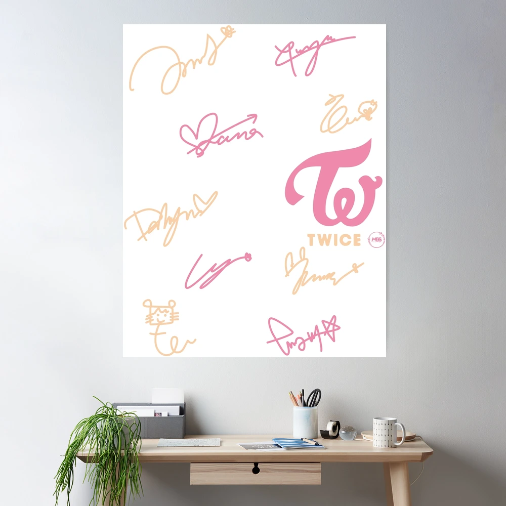 twice autograph design