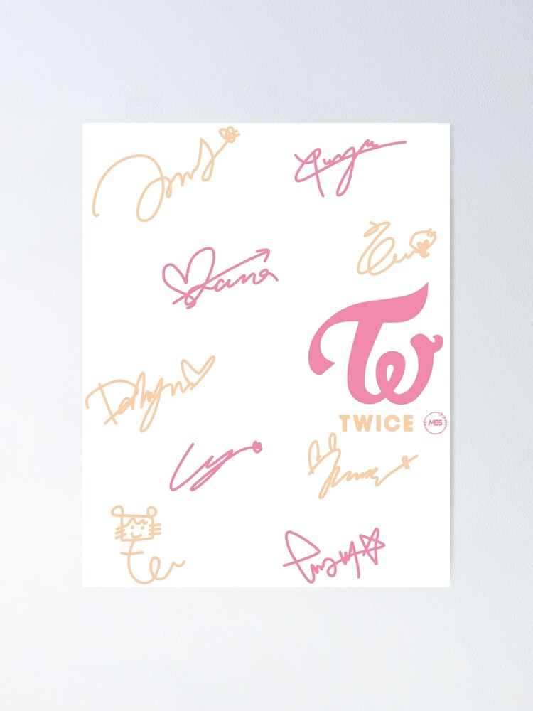 twice autograph design