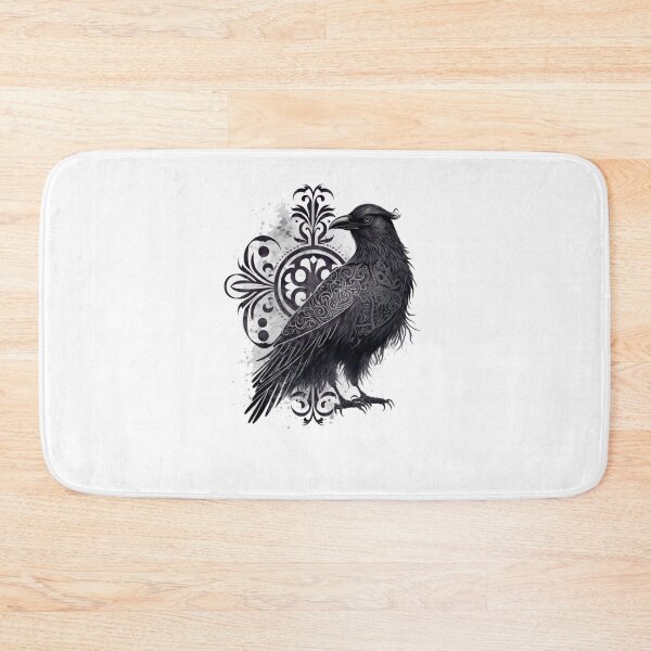 Item preview, Viking Raven Kattegat Norse Crow T-Shirt & accessories for Viking warriors Lover designed and sold by Arty Fun Shop.