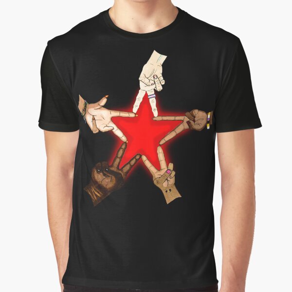 Vista previa del artículo con la obra «Compañeros Estrella Roja», diseñado y vendido por BryonyMayArt.