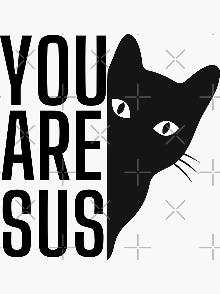 Youre Sus Emoji | Sticker