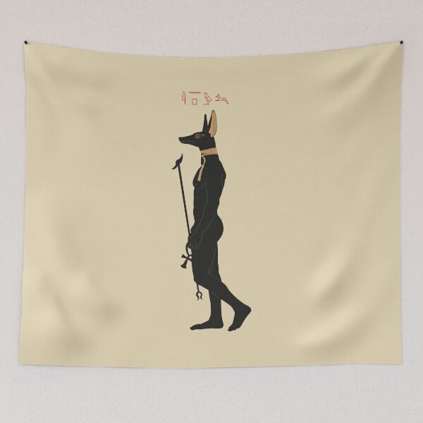 Item preview, Anubis god of ancient Egypt designed and sold by ladstudio.