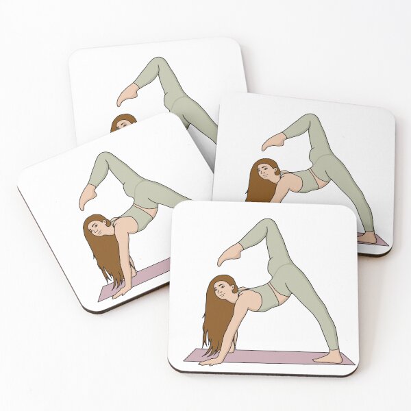 Item preview, Three legged dog yoga pose designed and sold by LittlePolina.