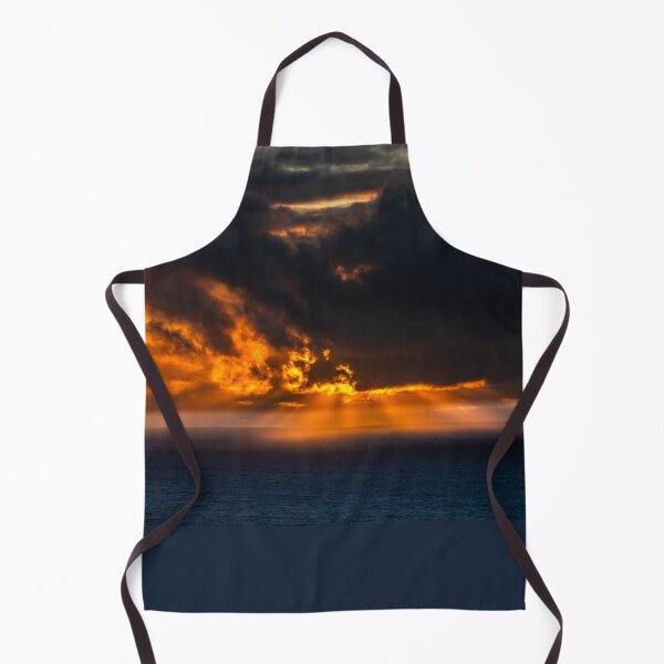 Item preview, Amazing cloudy sky with sun rays over the Atlantic Ocean at sunset designed and sold by AlbertMi.