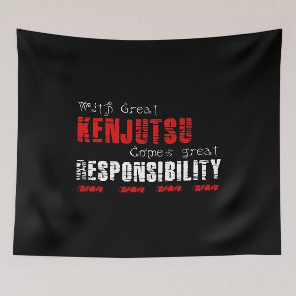 Item preview, With great Kenjutsu comes great responsibility designed and sold by MartialArtsNerd.