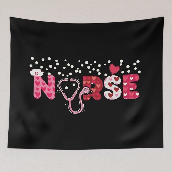 Item preview, Girls Women Nurses Valentines Day Gifts Hearts Stethoscope designed and sold by Med ing.