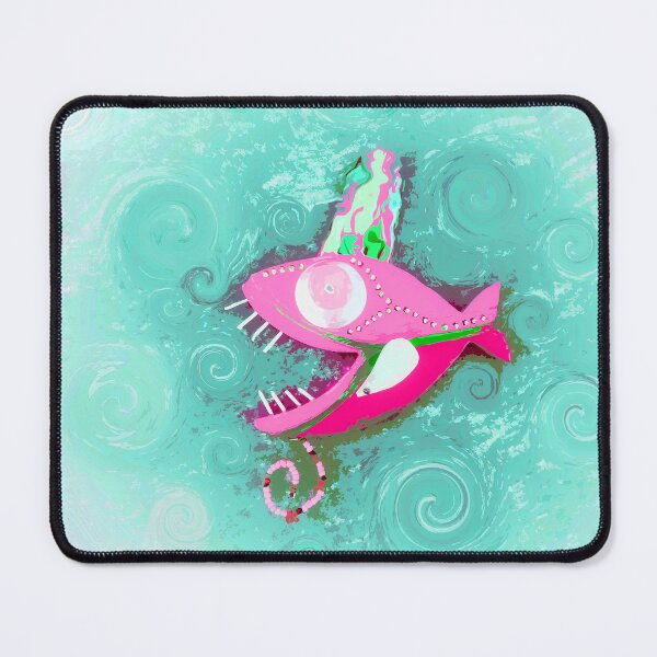Item preview, Boho Fish Home Décor or Art Bohemian Style Hippie Vibes 1 of 2 designed and sold by Beachy.