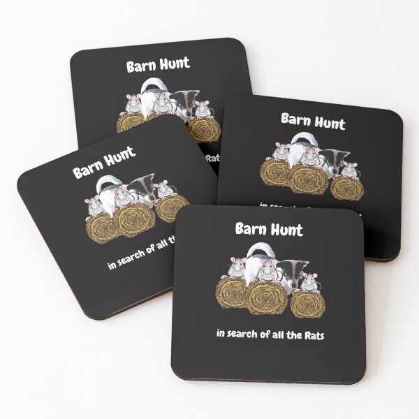 Item preview, Funny Barn Hunt - in search of all the rats with a black and white terrier designed and sold by Just4doglovers.