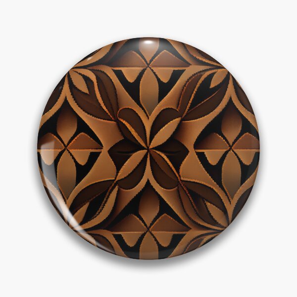 Item preview, Brown Pattern Digital Painting designed and sold by CodeAndColors.