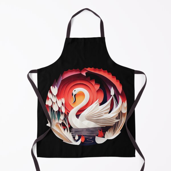 Item preview, Swan and Tulips - The Cut-Out Collection designed and sold by FiveIntentions.