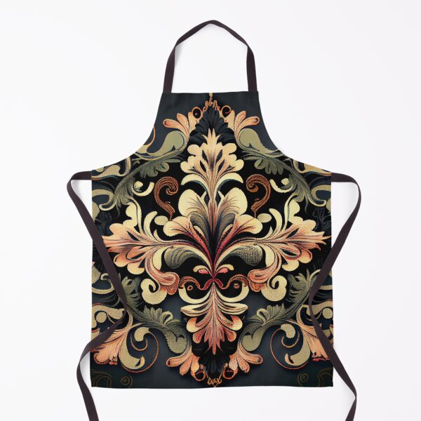 Item preview, Baroque Classic Organic Asian Pattern Digital Painting designed and sold by CodeAndColors.